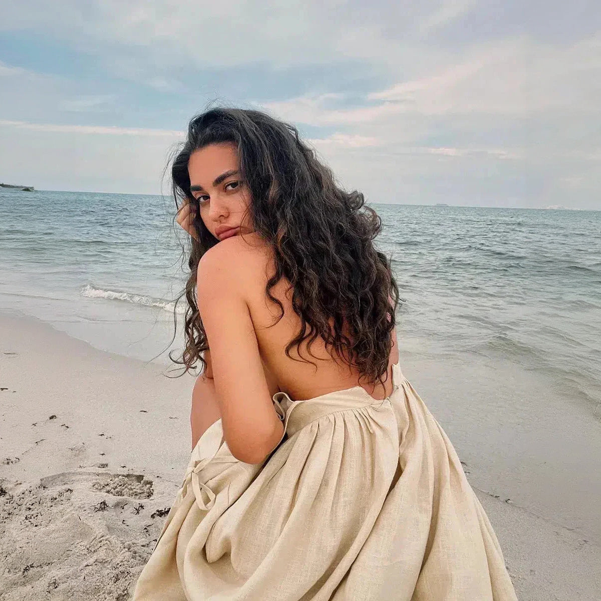 A-Linje Sommerkjole med Stropper