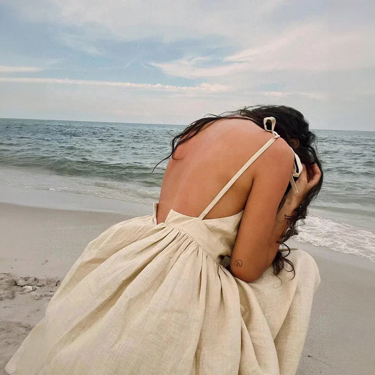 A-Linje Sommerkjole med Stropper