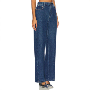 Elegante High-Waist Wide Leg Jeans