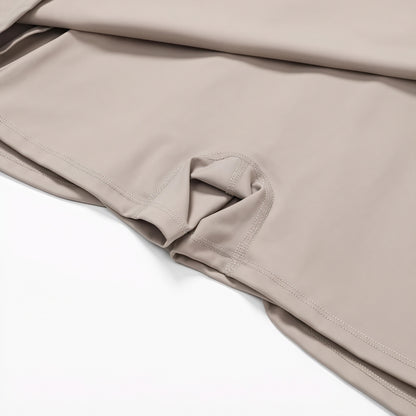 A-Linje Kjole med Slids og Stropper