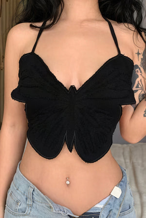 Unik Butterfly Halter Top