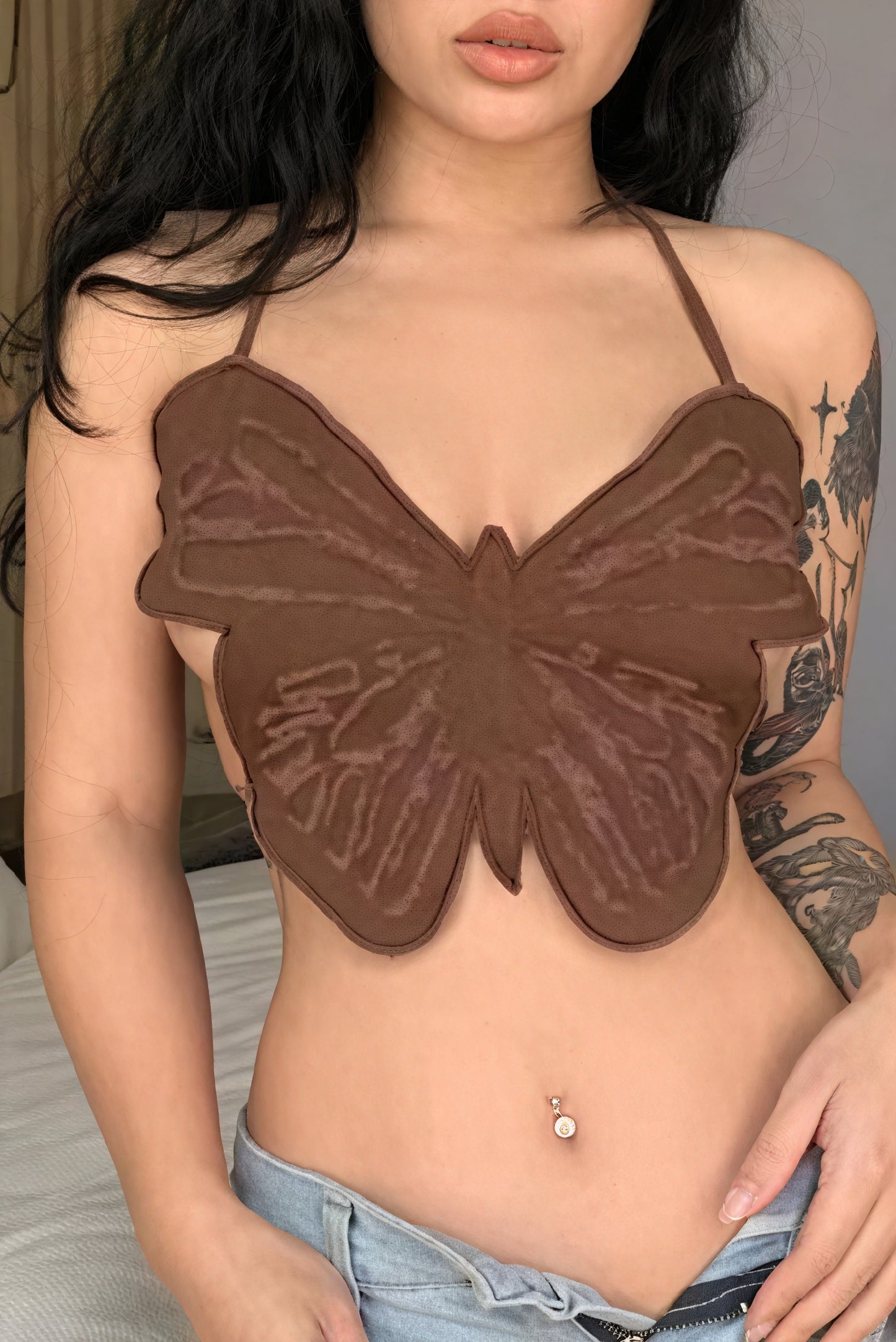Unik Butterfly Halter Top