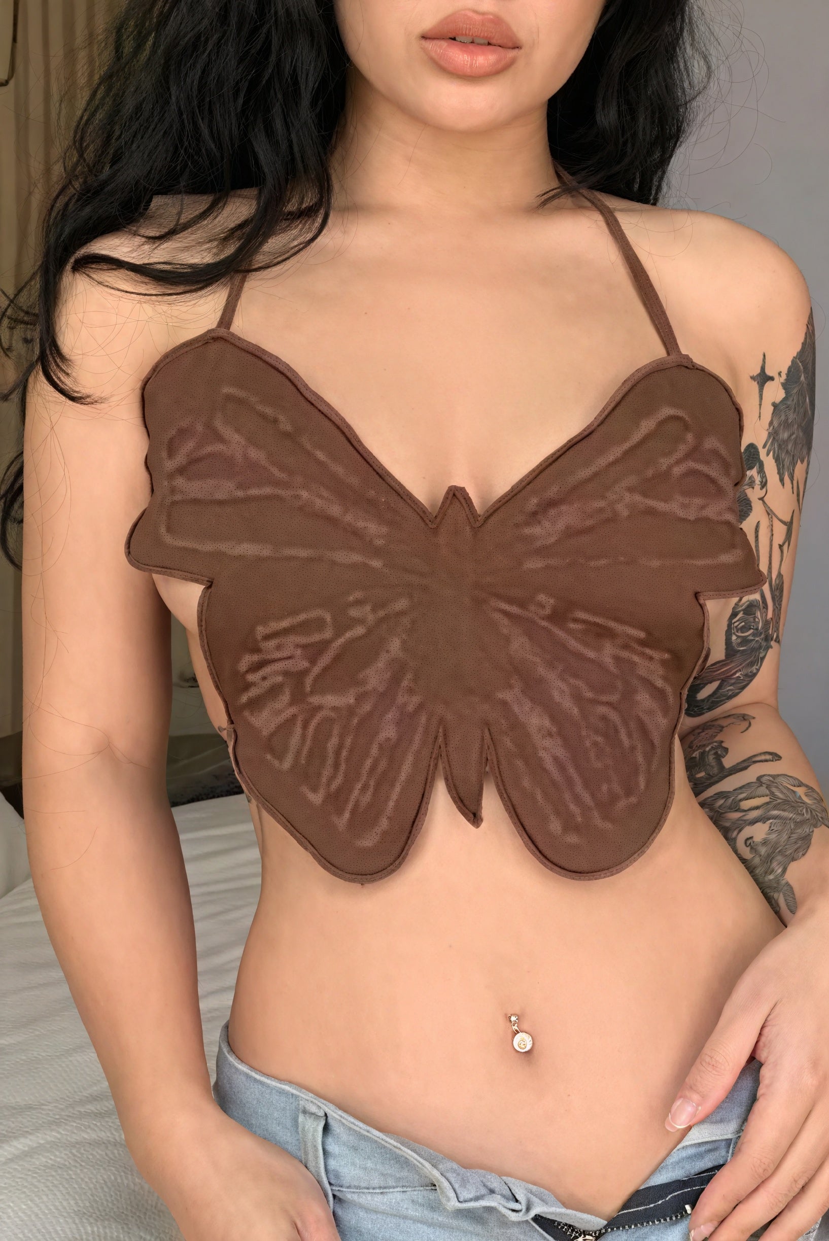 Unik Butterfly Halter Top