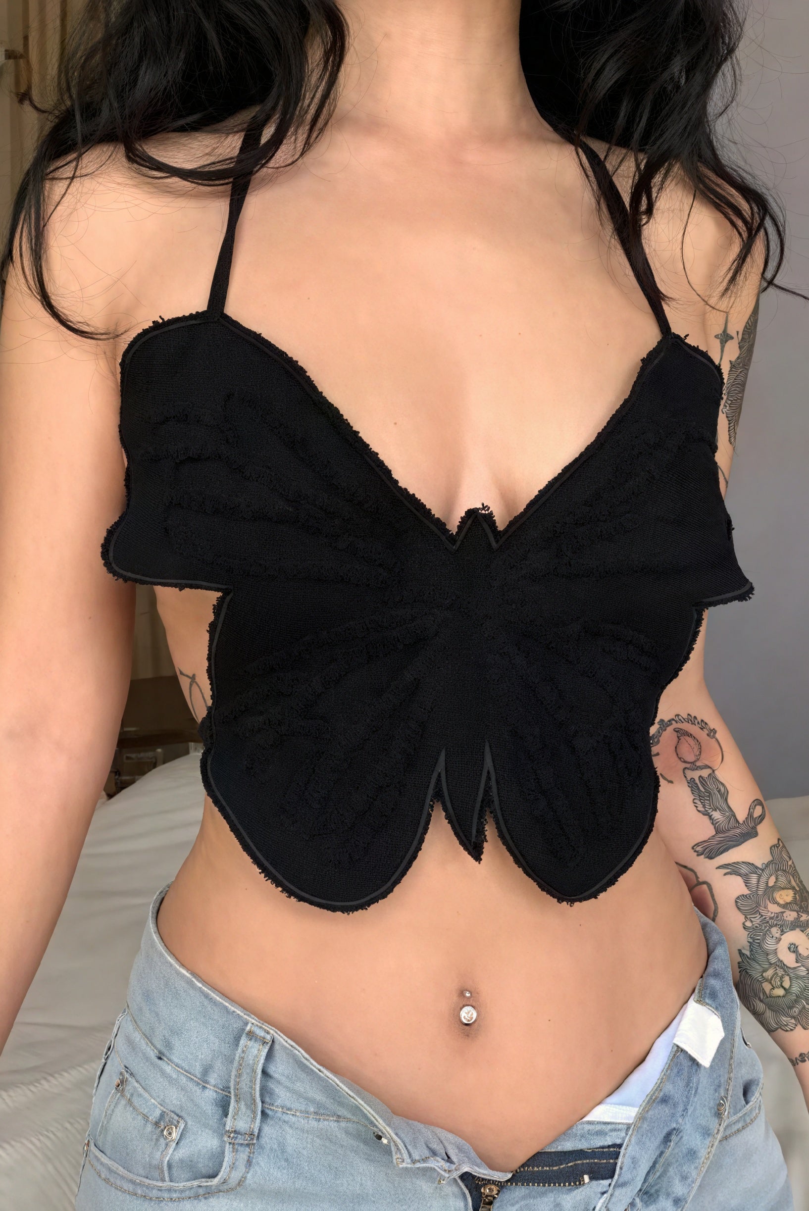 Unik Butterfly Halter Top