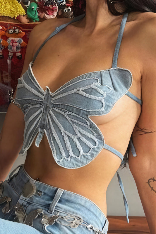 Unik Butterfly Halter Top