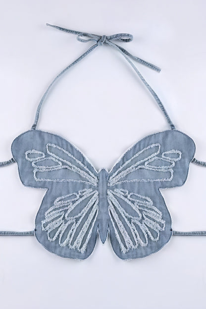Sommerfugl Halter Top - Unik Silhuet