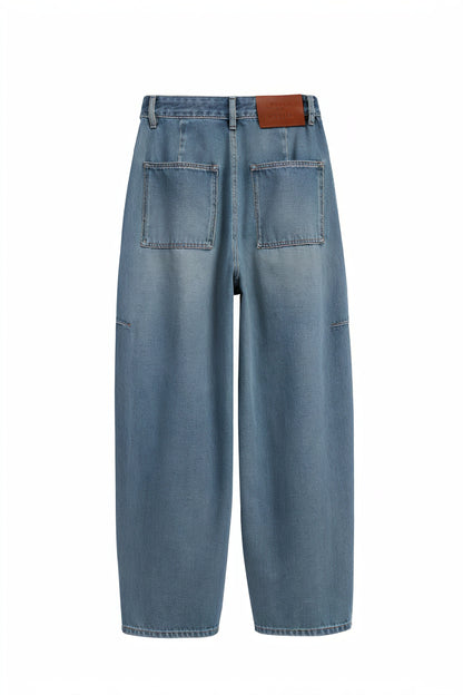 Wide-Leg Jeans - Høj Talje & Denim