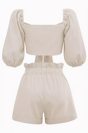 Elegant Top med Bindebånd