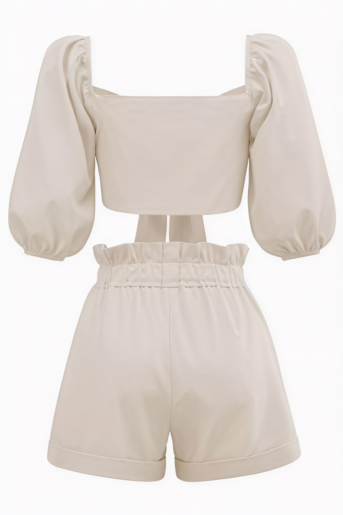 Elegant Top med Bindebånd