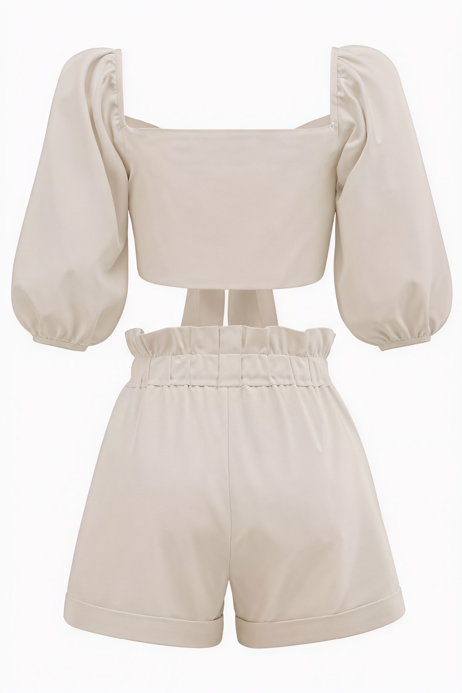 Elegant Top med Bindebånd