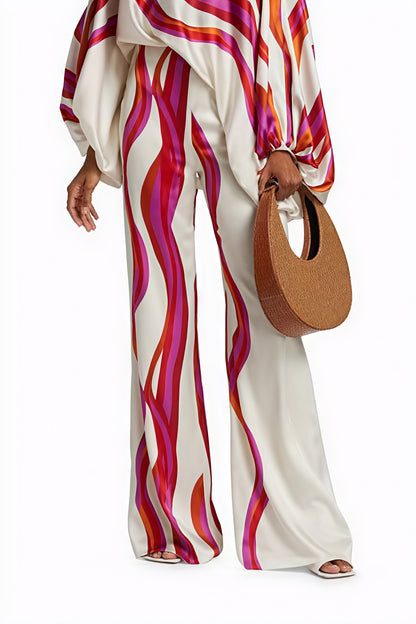 Asymmetrisk One-Shoulder Top med Voluminøst Ærme