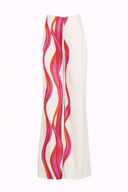 Asymmetrisk One-Shoulder Top med Voluminøst Ærme