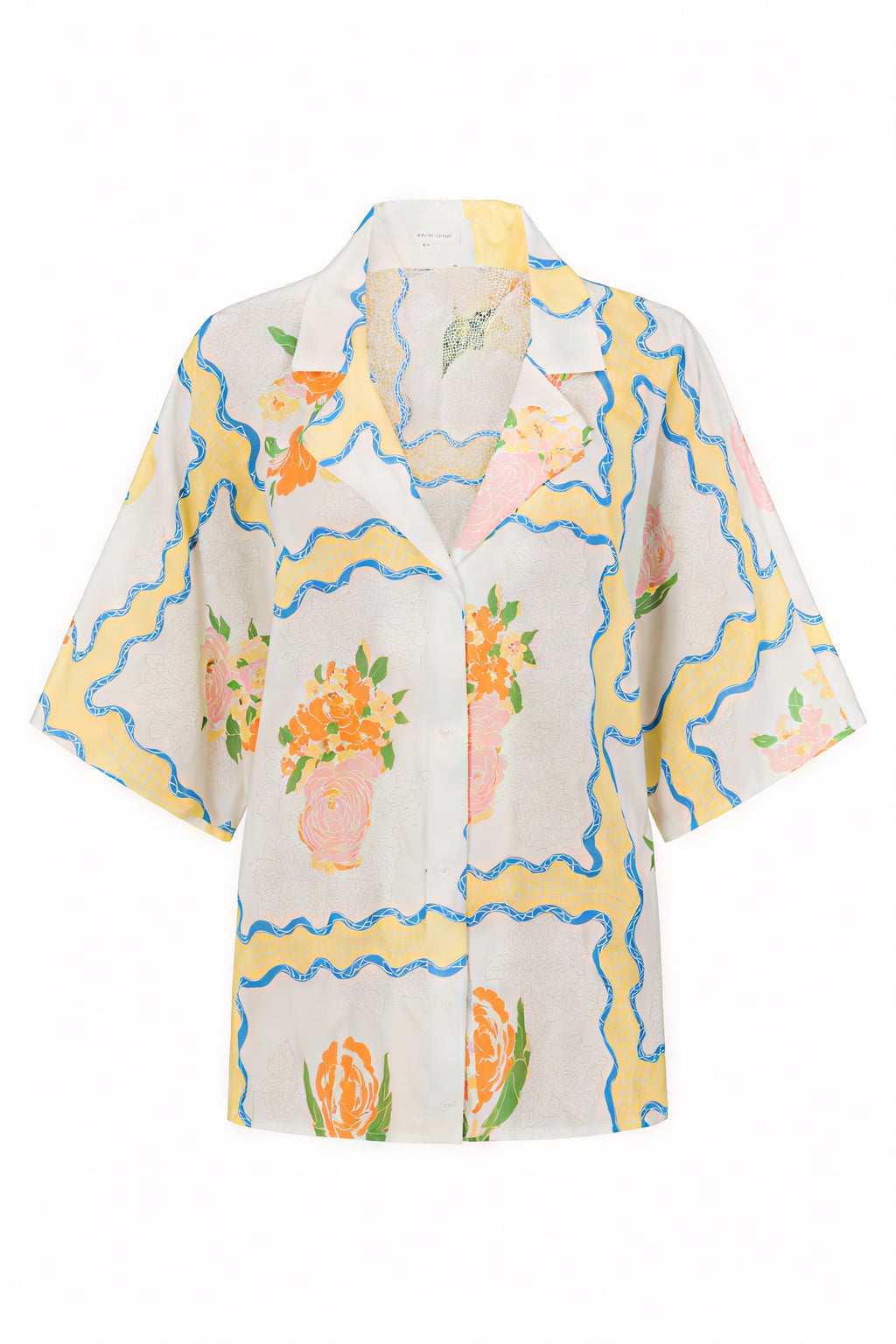 Blomstret Pyjamas Sæt med Shorts - Sommerstil