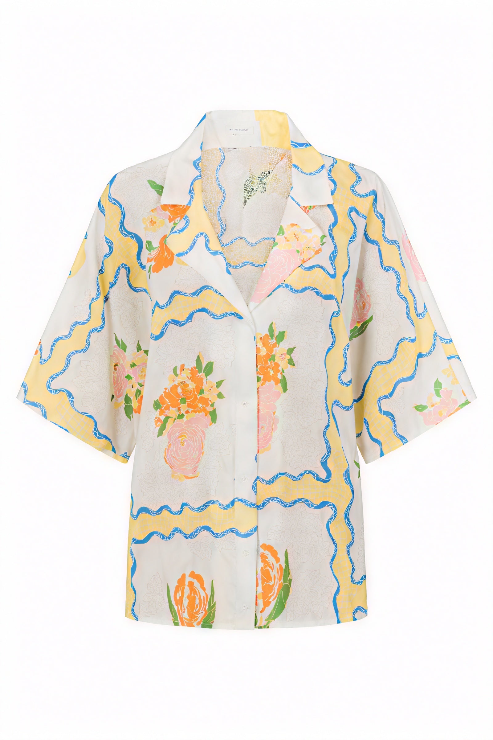 Blomstret Pyjamas Sæt med Shorts - Sommerstil