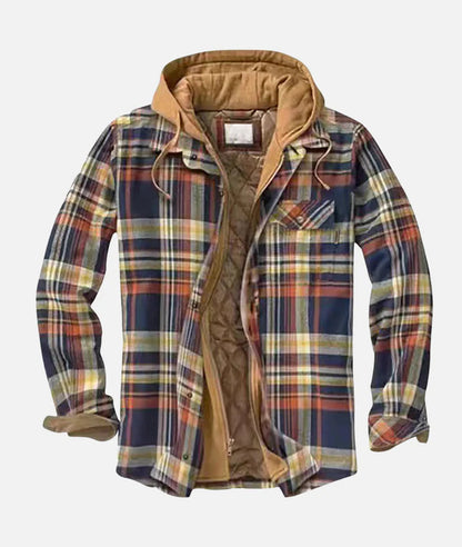 Richard | Herren Patchwork Flanelljacke Winter - Elle Zürich
