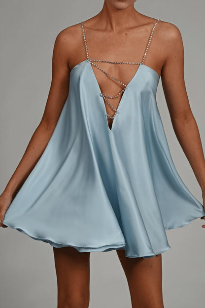 A-Linje Kjole med Kæde