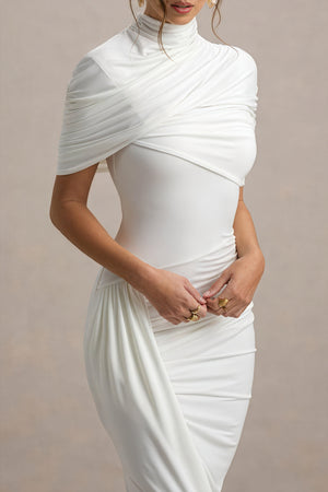 Draperet Asymmetrisk Cocktail Kjole