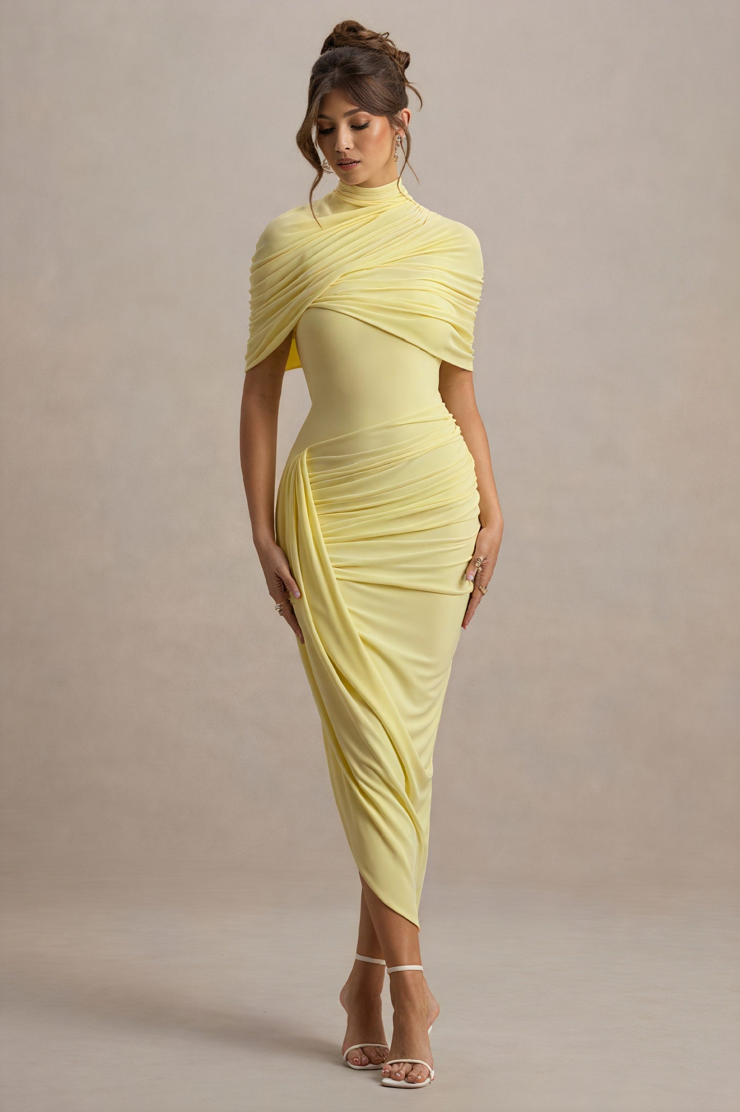 Draperet Asymmetrisk Cocktail Kjole