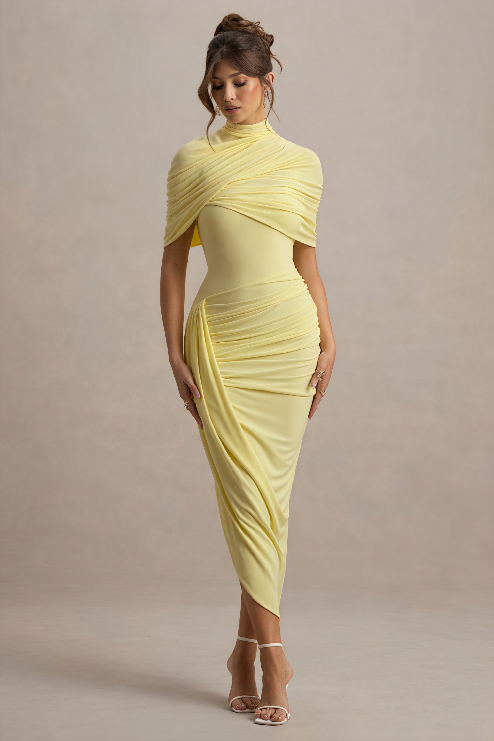 Draperet Asymmetrisk Cocktail Kjole