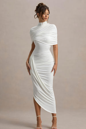 Draperet Asymmetrisk Cocktail Kjole