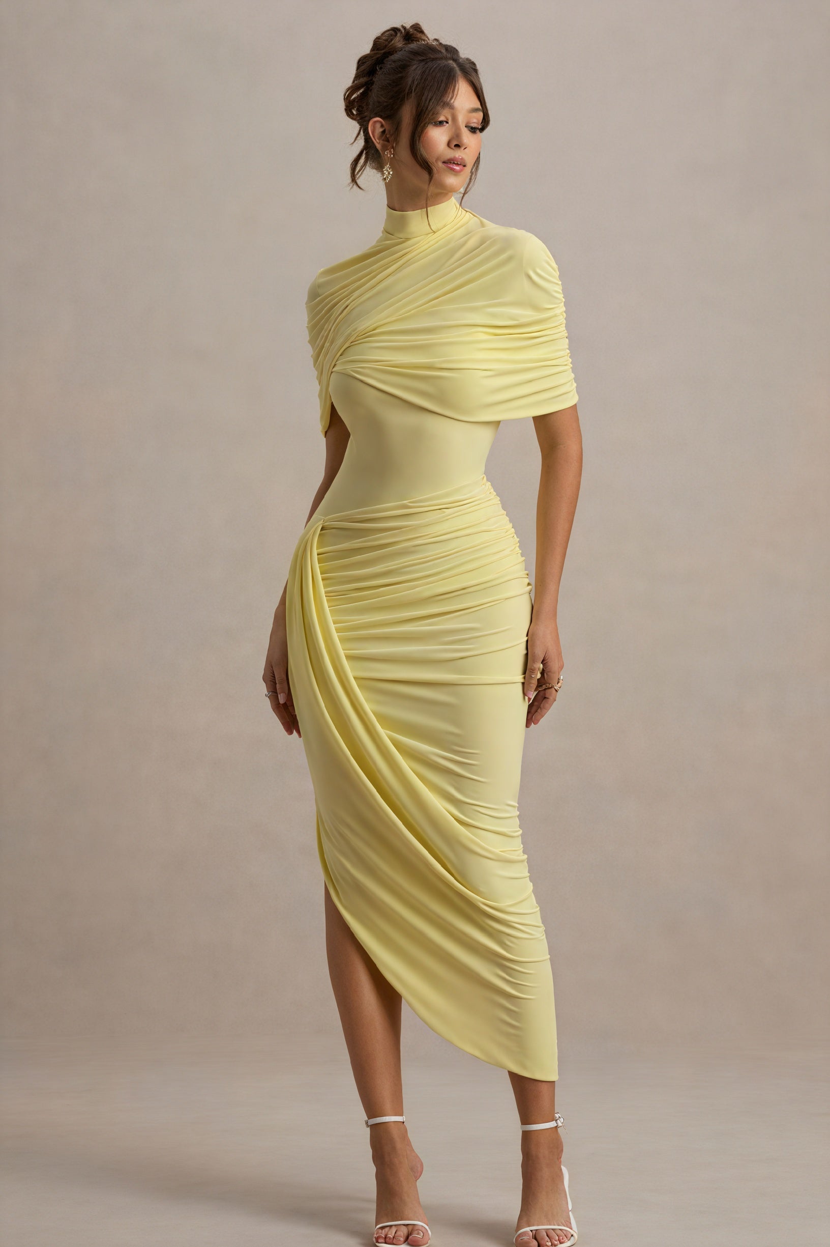 Draperet Asymmetrisk Cocktail Kjole