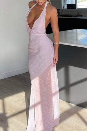 Elegante Aftenkjoler med Åben Ryg