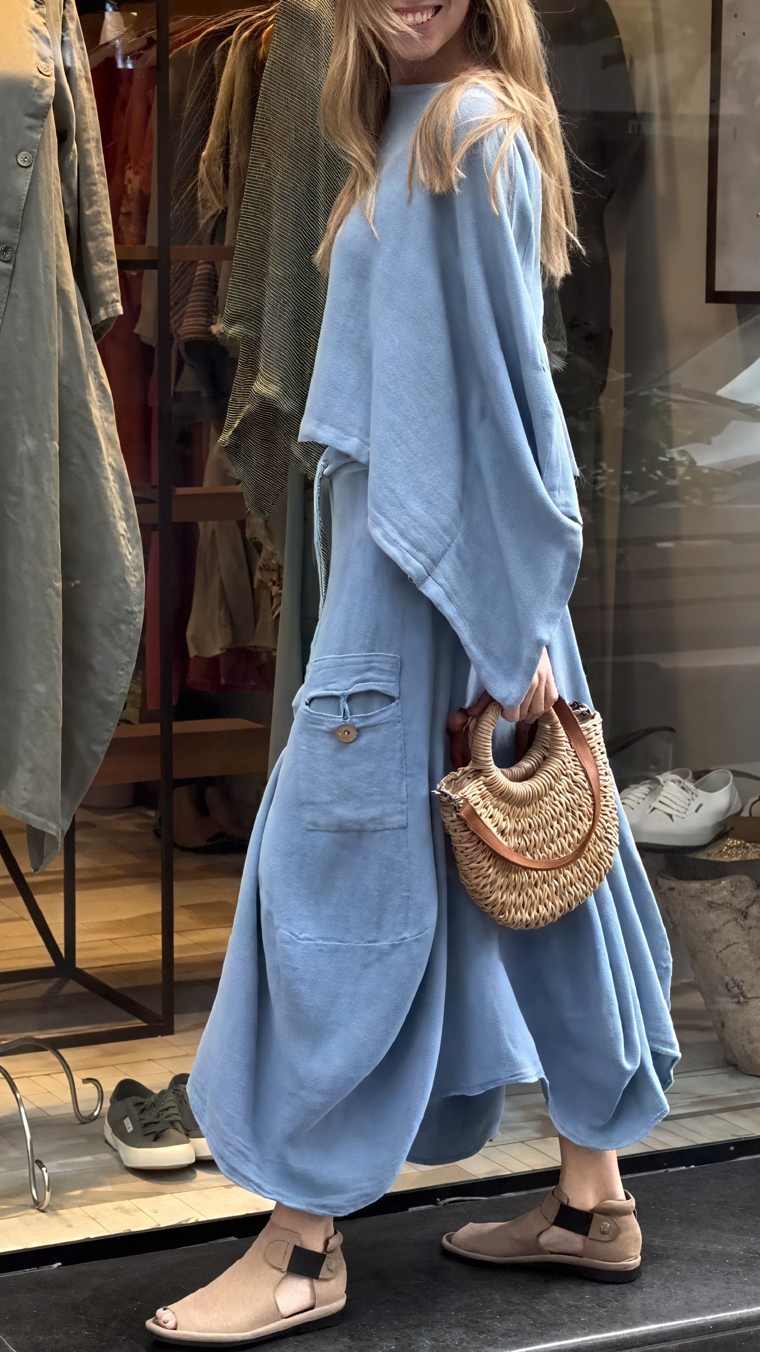 Dame Todelt Sæt – Afslappet Pasform med Lommer & Snøre i Taljen-81991-cbcb318b-6766-4ce2-9dac-e586d4503c55