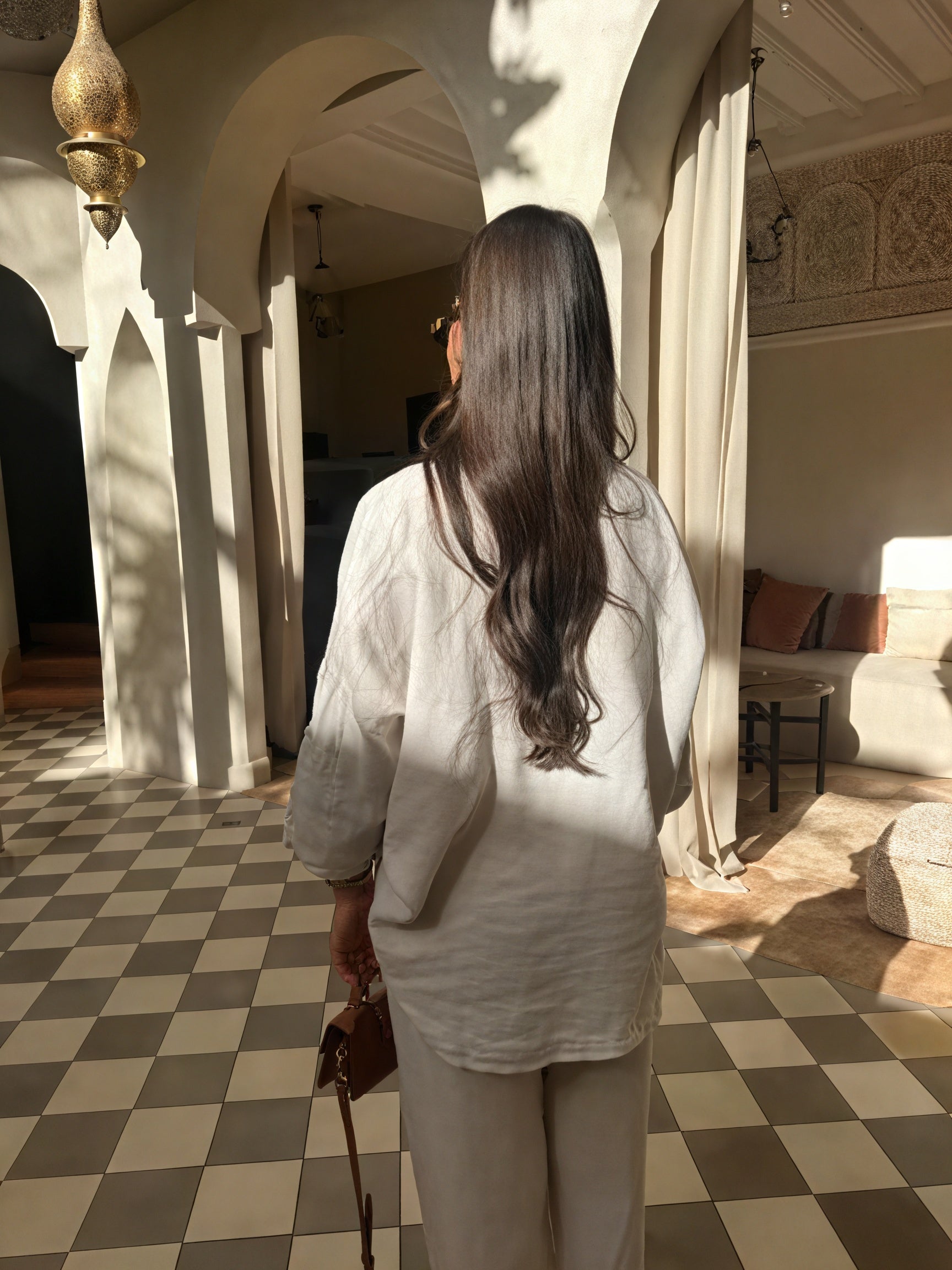 Dame Hør Sæt – Afslappet Skjorte og Bukser, Komfortabelt Todelts Outfit-82126-0a249b0a-7b99-4fab-93b8-f2d77c653527