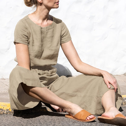 Afslappet Jumpsuit med Brede Ben