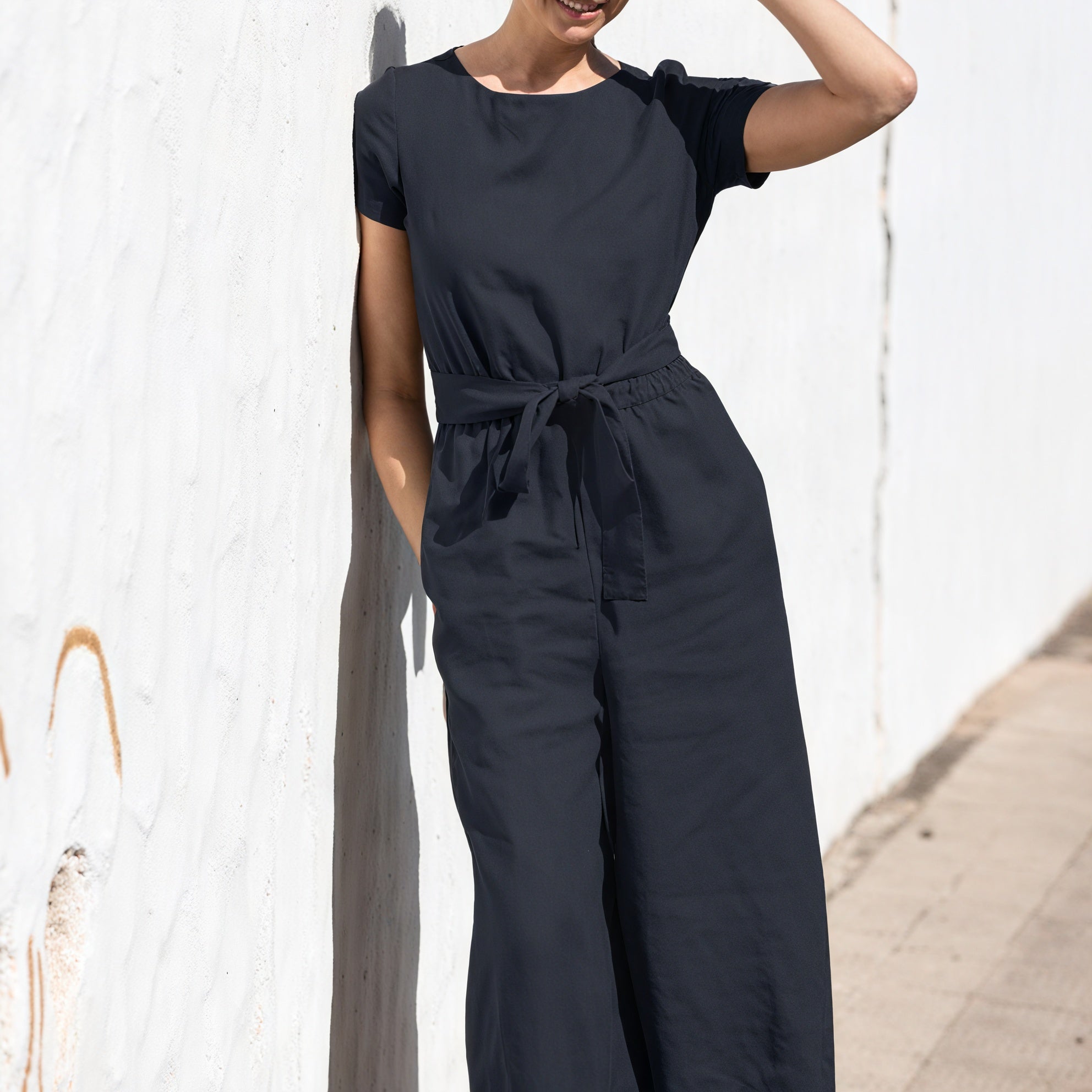 Afslappet Jumpsuit med Bred Ben