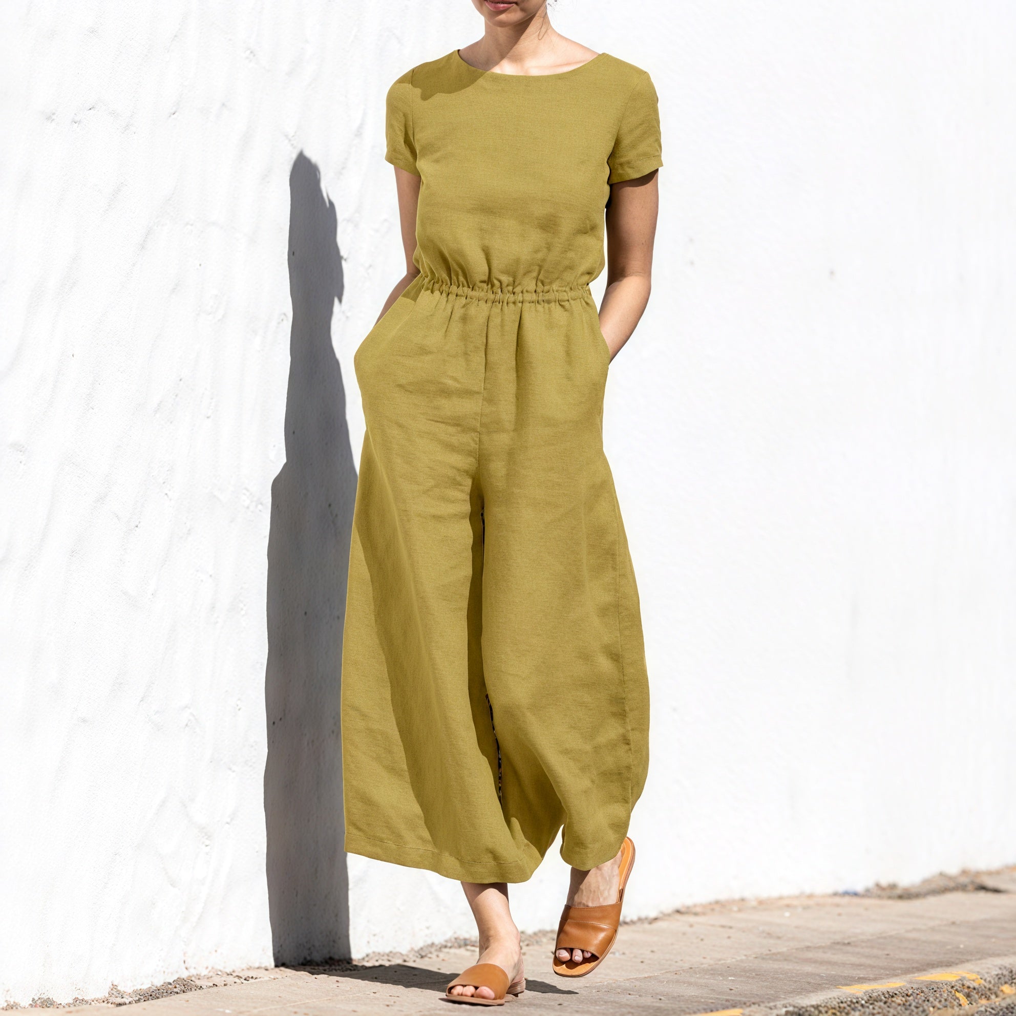 Afslappet Jumpsuit med Bred Ben