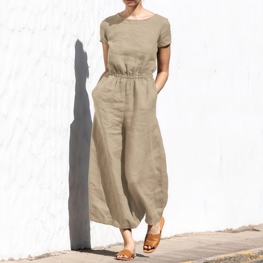 Afslappet Jumpsuit med Bred Ben