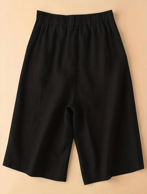 Culotte Shorts med Bred Ben