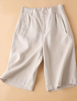 Culotte Shorts med Bred Ben