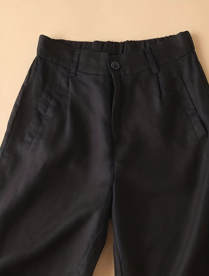 Culotte Shorts med Bredt Ben og Høj Talje