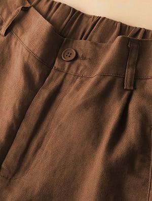 Culotte Shorts med Bred Ben