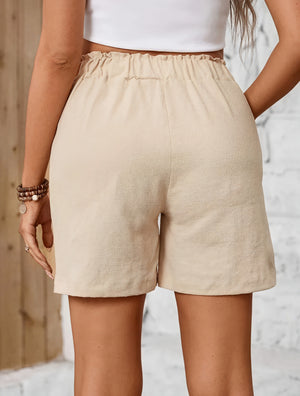 Afslappede High-Waist Shorts