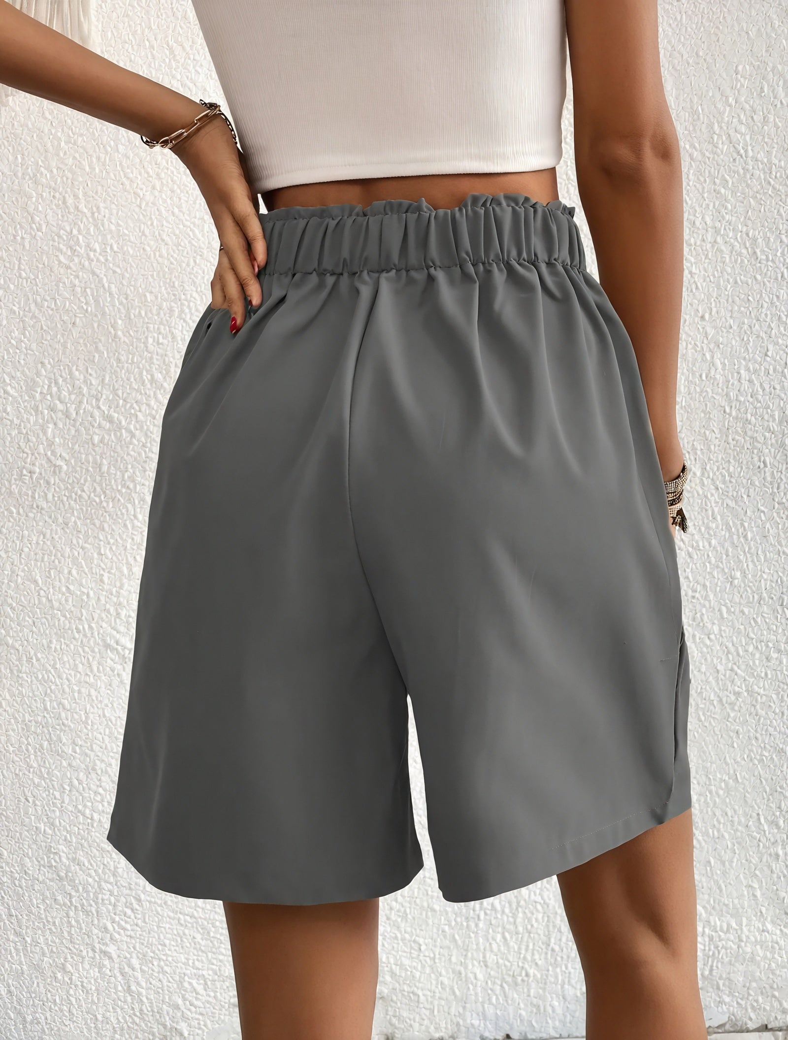 Skræddersyede High-Waist Shorts