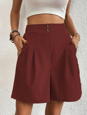 Skræddersyede High-Waist Shorts