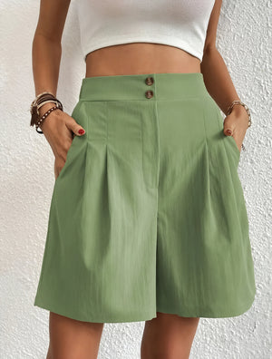 Skræddersyede High-Waist Shorts