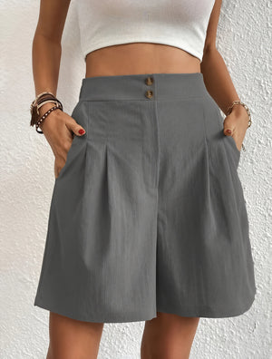 Skræddersyede High-Waist Shorts