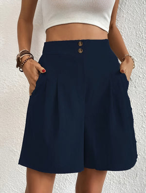 Skræddersyede High-Waist Shorts