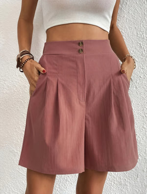 Skræddersyede High-Waist Shorts
