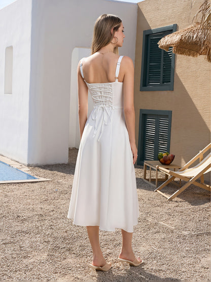 Chic Split Thigh Cami Dress
