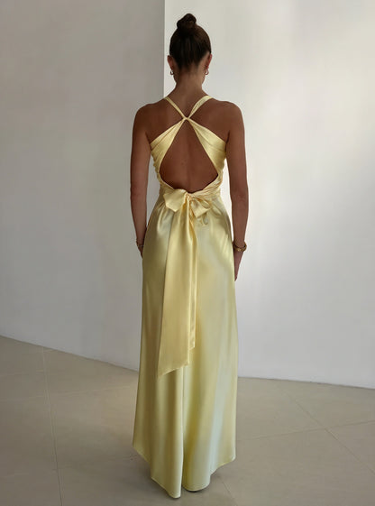 Lydia | Elegant Sleeveless V-Neck Maxi Dress for Special Occasions - Image 2