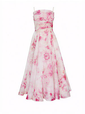 Marcia | Elegant Women’s Midi Dress with Structured Fit - Image 3