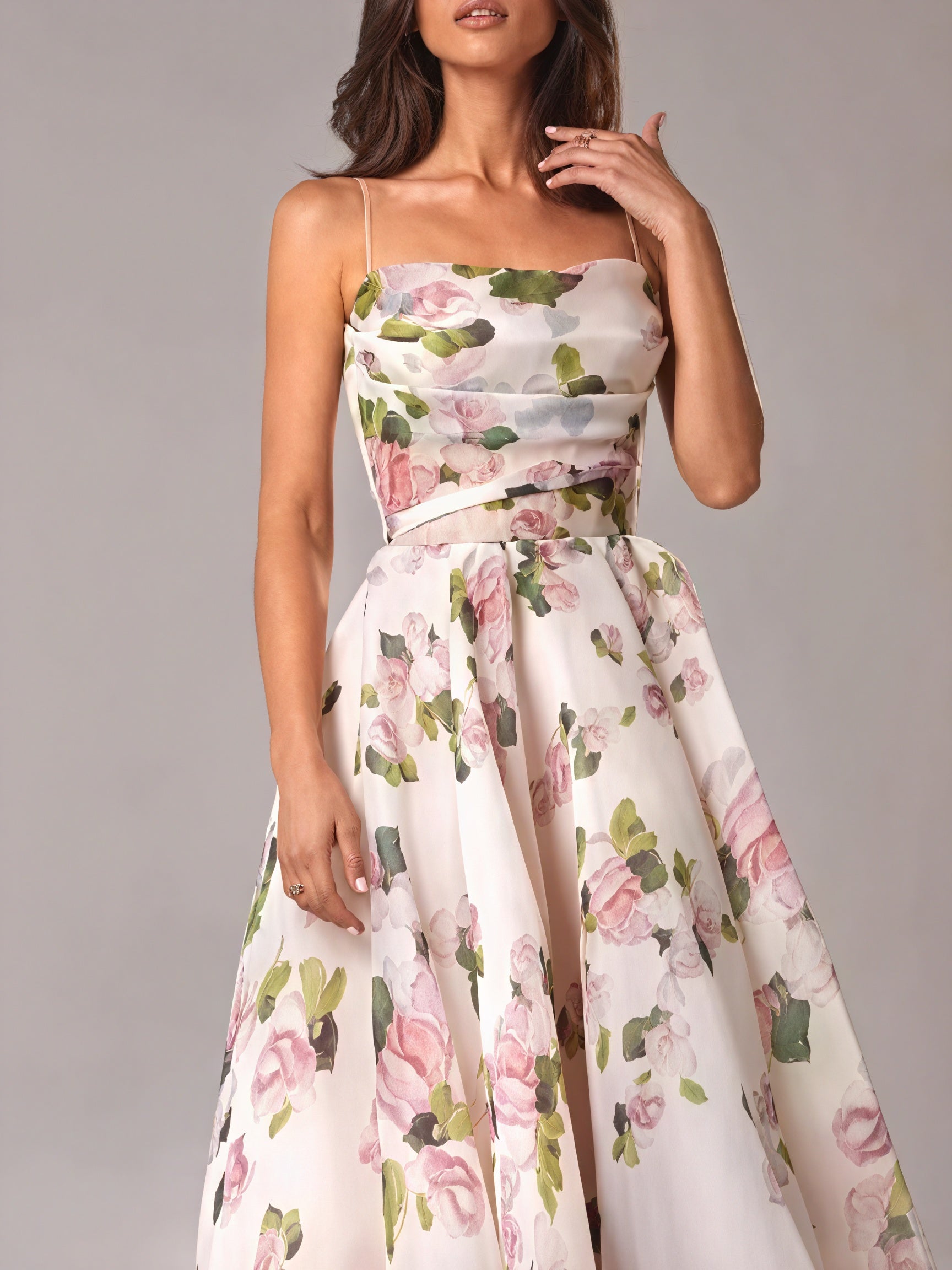 Marcia | Elegant Women’s Midi Dress with Structured Fit - Image 7