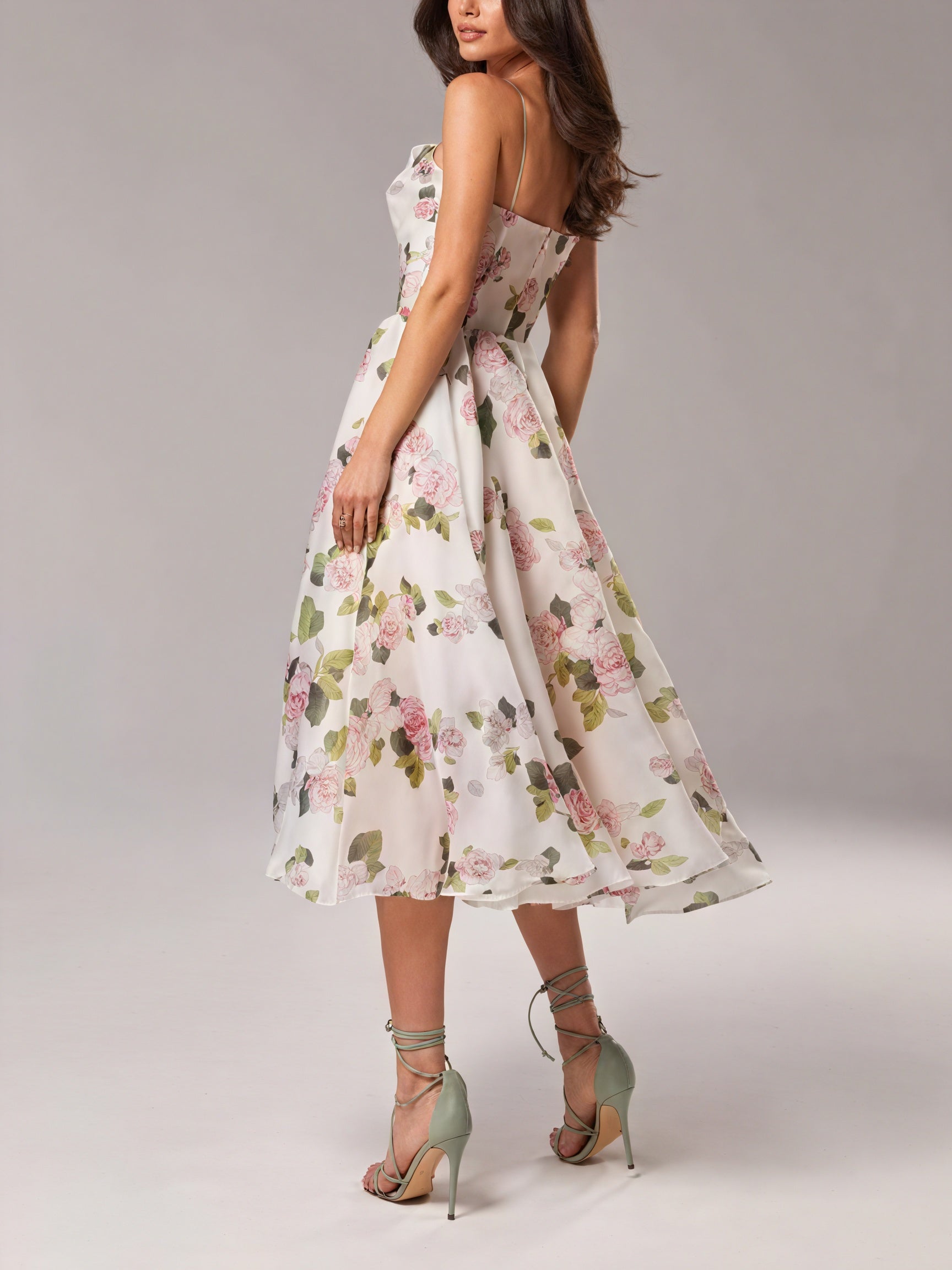 Marcia | Elegant Women’s Midi Dress with Structured Fit - Image 6