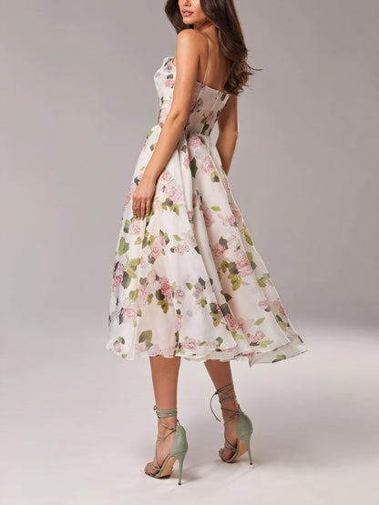 Marcia | Elegant Women’s Midi Dress with Structured Fit - Image 6
