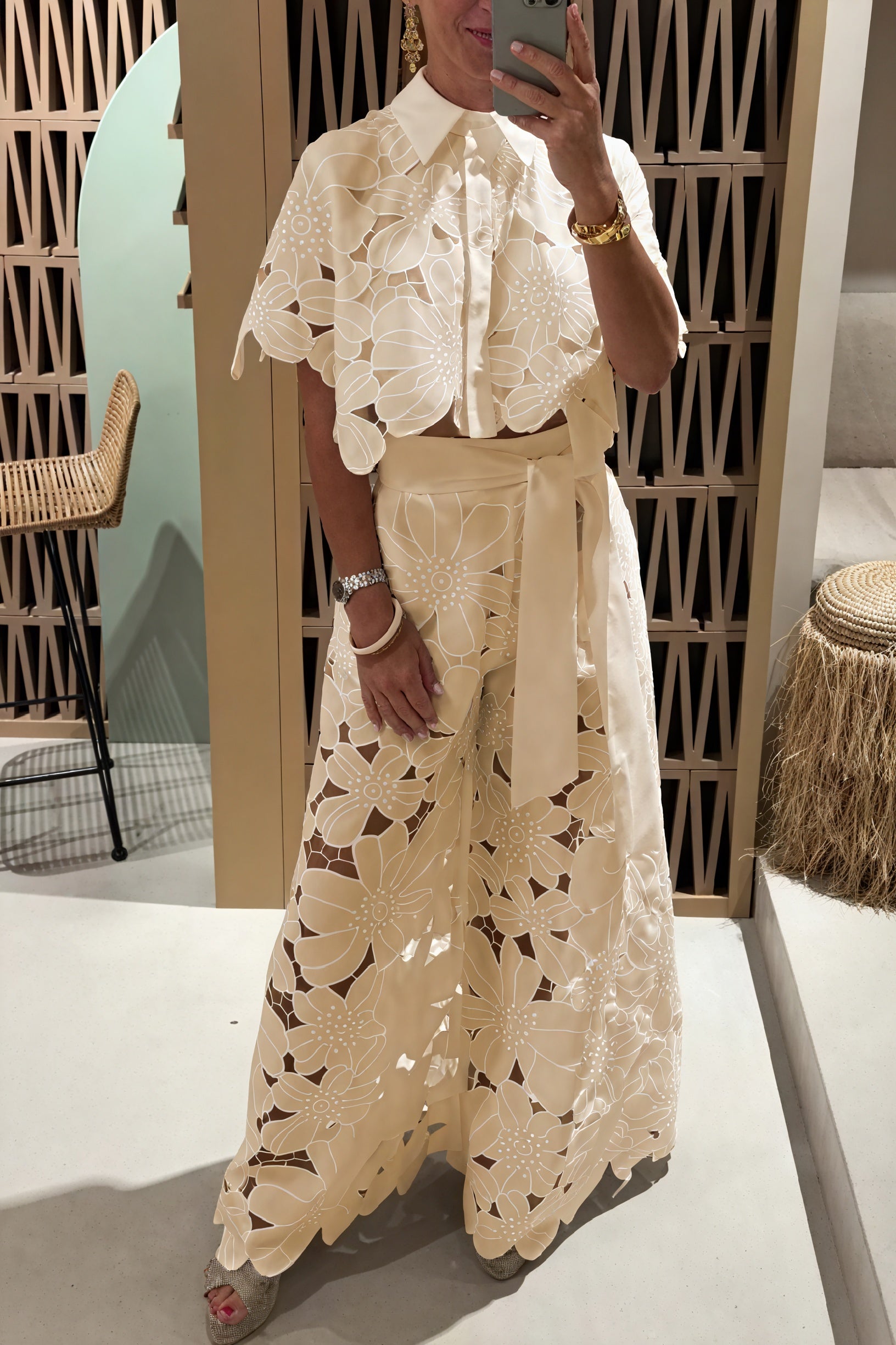 Nicolette | Elegant Lace Set - Beautiful Two-Piece Outfit - Image 1